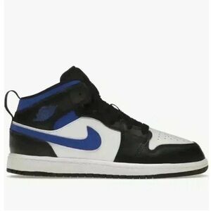 Nike Air Jordan Mid Sneakers - Black, White, Blue